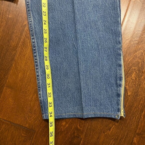 Levi's 550 Relaxed Fit Vintage Custom Flare Leg Denim Jeans Y2K Men's 44 - Picture 7 of 10